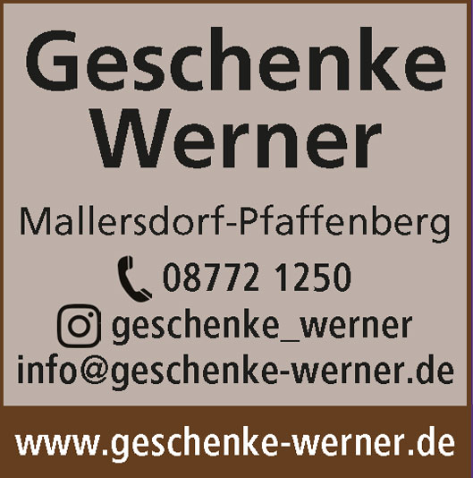 Geschenke Werner