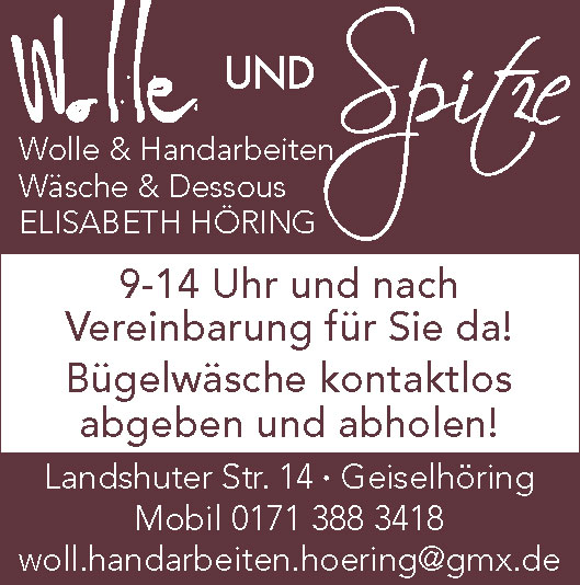 Wolle-Spitze