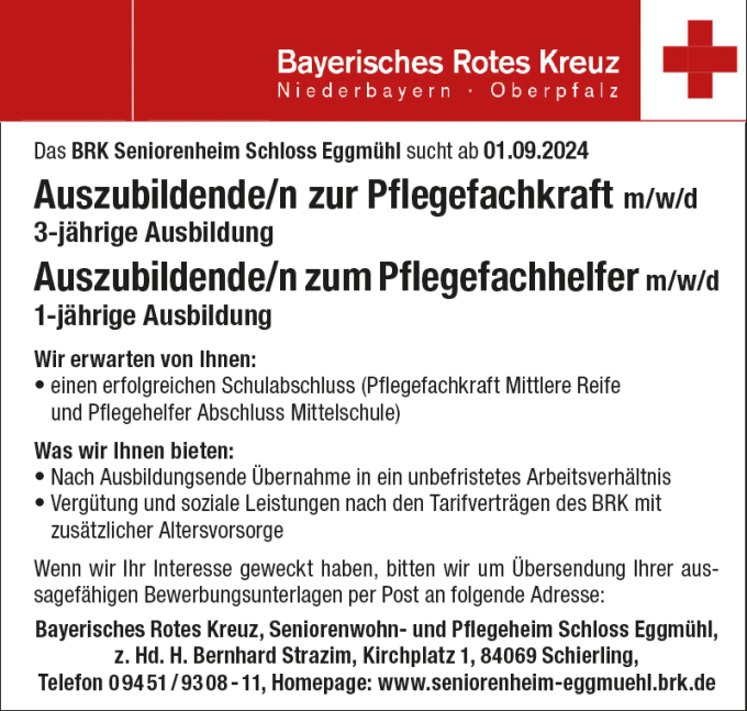 Bayerischer Rotes Kreuz Vilshofen – Rotes Kreuz Vilshofen Pflegedienst ...