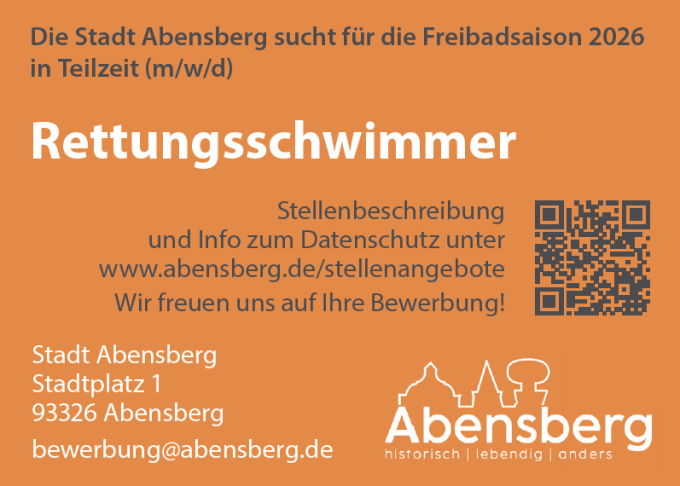 Stadt Abensberg Rettungsschwimmer